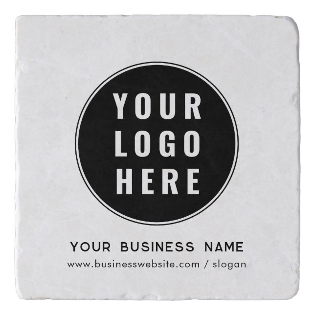 Add Your Business Logo and Company Website Custom Trivet (Front)