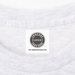 Add Your Business Logo and Company Website Labels