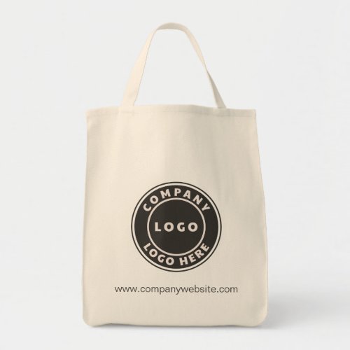 Add Your Business Logo and Company Website Swag Tote Bag