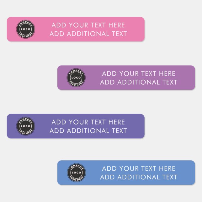 Add Your Business Logo and Custom Text Labels (Group)