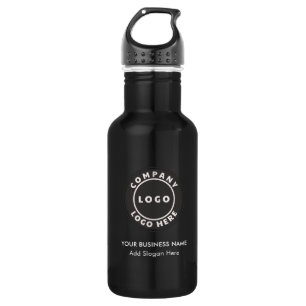Add Your Business Logo and Name Company Custom Stainless Steel Water Bottle