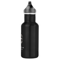 Floral Insulated Water Bottle Personalized With Name / Flip Top Water Bottle  With Drinking Spout / Large Stainless Steel Water Bottle 
