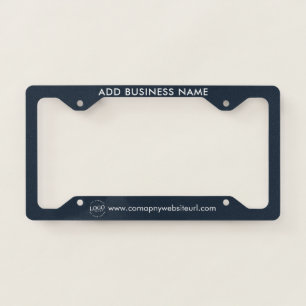 Add Your Business Logo and Website Employees License Plate Frame