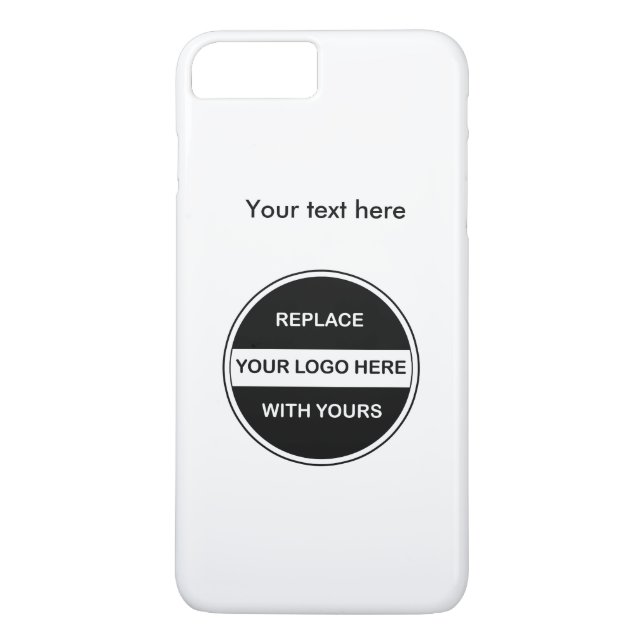 Add Your Business Logo Case-Mate iPhone Case (Back)