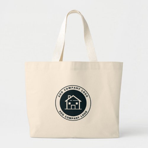Add Your Business Logo Company Employee Large Tote Bag