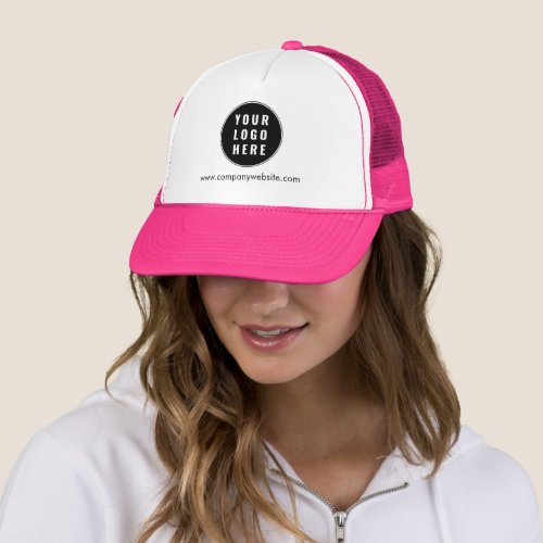 Add Your Business Logo Company Employees Custom Trucker Hat