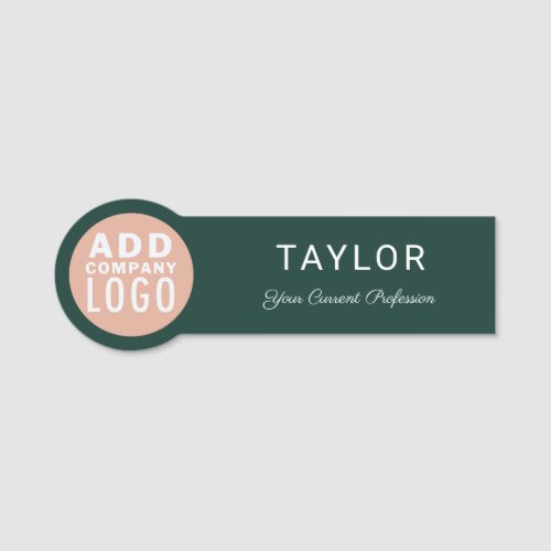 Add Your Business Logo Company Event Name Tag