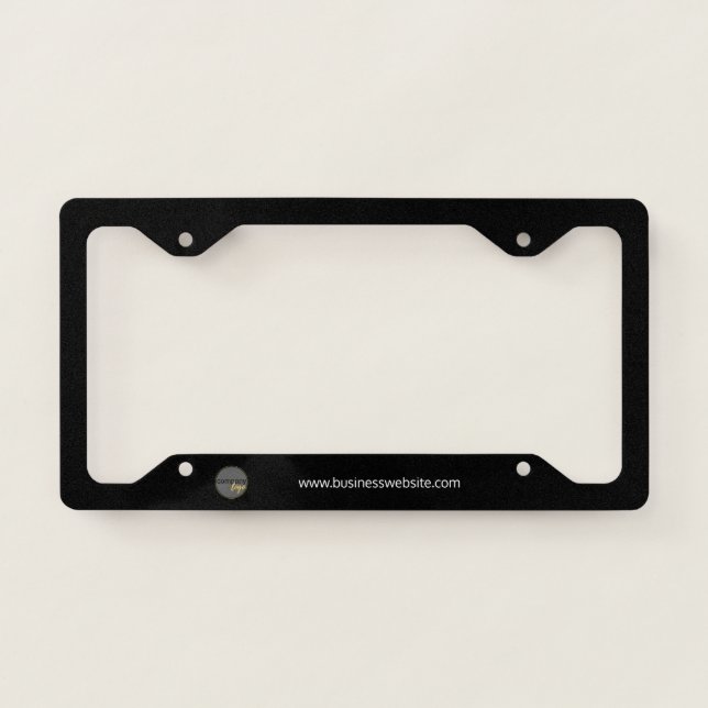 ADD YOUR BUSINESS LOGO COMPANY PROMOTIONAL LICENSE PLATE FRAME (Front)