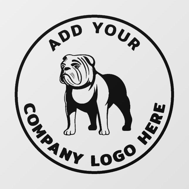 Add Your Business Logo Company Reception Window Cling (Sheet)