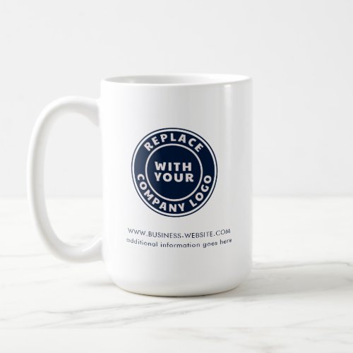 Add Your Business Logo Company Website Custom Coffee Mug