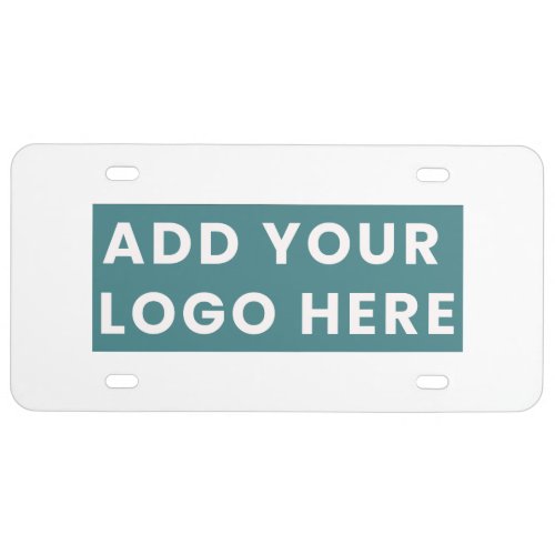 Add Your Business Logo Corporate Branded Fleet License Plate
