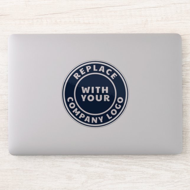 Add Your Business Logo Corporate Employees Laptop Sticker (Computer)