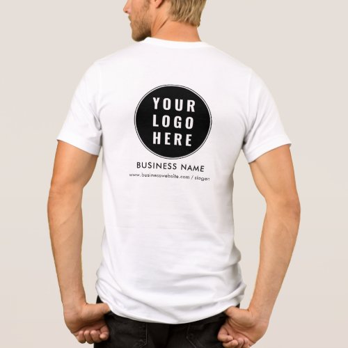 Add Your Business Logo Corporate Events Swag Tri_Blend Shirt