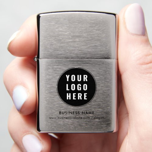 Add Your Business Logo Custom Promotional Swag Zippo Lighter