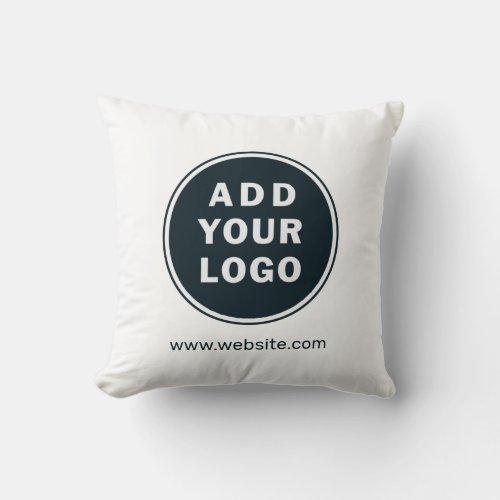 Add Your Business Logo Custom Promotional Throw Pillow