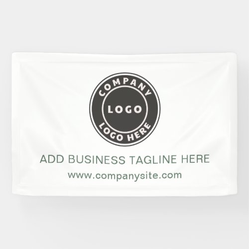 Add Your Business Logo DIY Company Website Custom Banner
