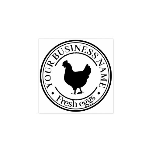 Add Your Business Logo Egg Stamp