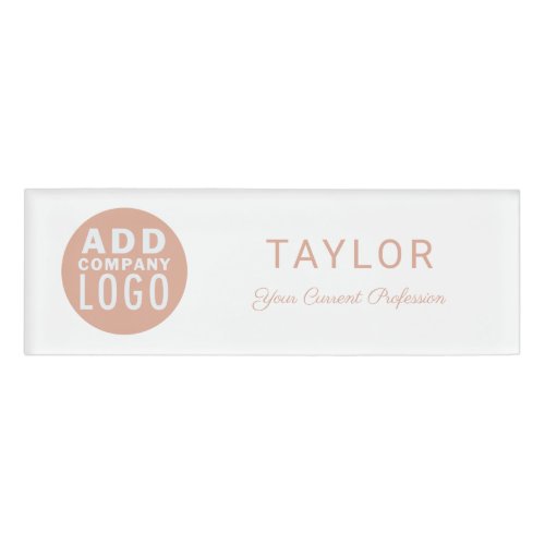 Add Your Business Logo Employee Events Name Tag