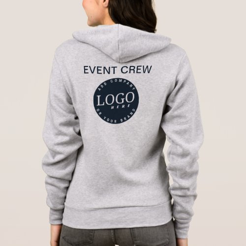 Add Your Business Logo Employees Staff Hoodie
