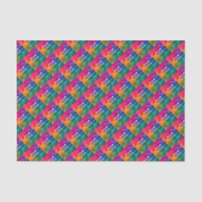 Add Your Business Logo Here Promotional Template Tissue Paper (Front)