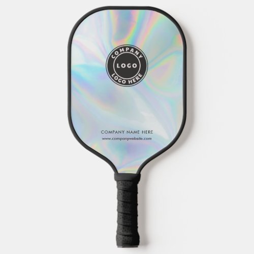 Add Your Business Logo Holographic Employee Pickleball Paddle