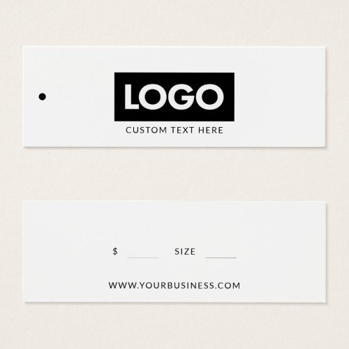 Add Your Business Logo Label Clothing Tag