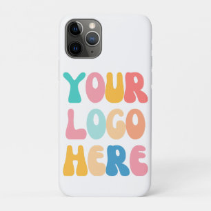Add your business Logo Modern Minimal Simple iPhone 11 Pro Case