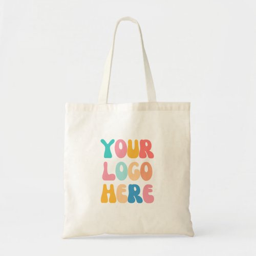 Add your business Logo Modern Minimal Simple Tote Bag