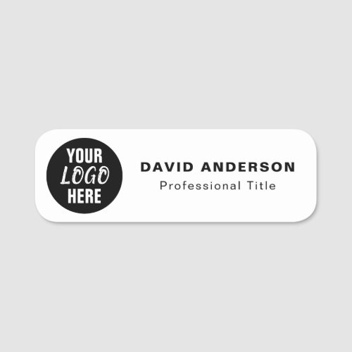 Add Your Business Logo Name Tag
