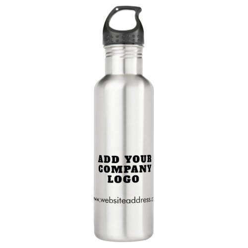 Add Your Business Logo Office Employees Custom Stainless Steel Water Bottle