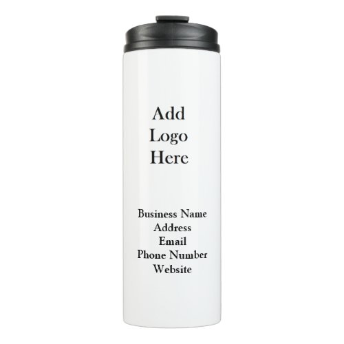 Add your Business Logo or Sports Team Logo Thermal Tumbler