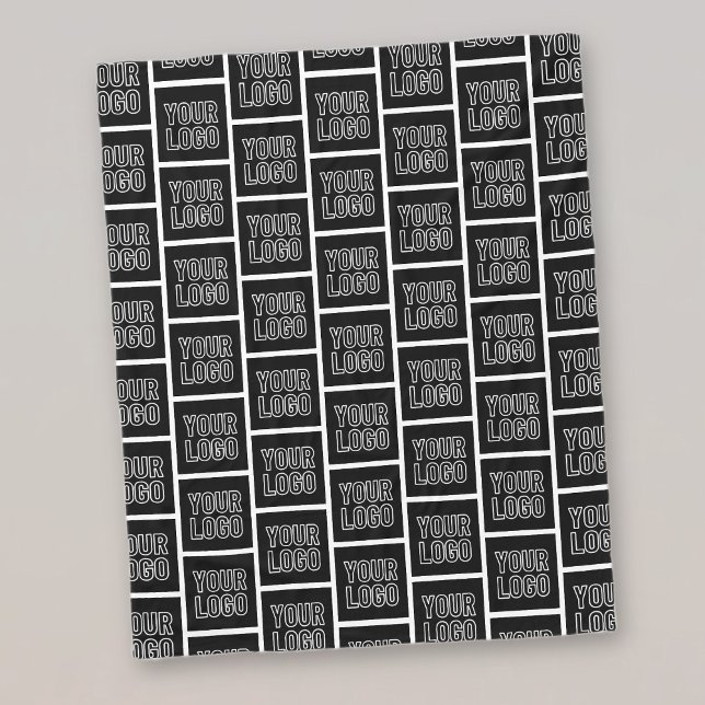 Add Your Business Logo, Photo or Uploaded Design Fleece Blanket (Creator Uploaded)