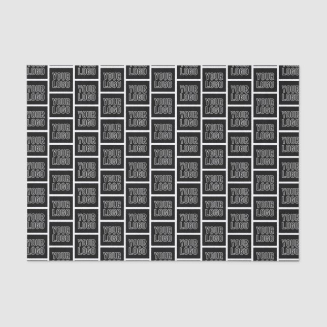 Add Your Business Logo, Photo or Uploaded Design Tissue Paper (Front)