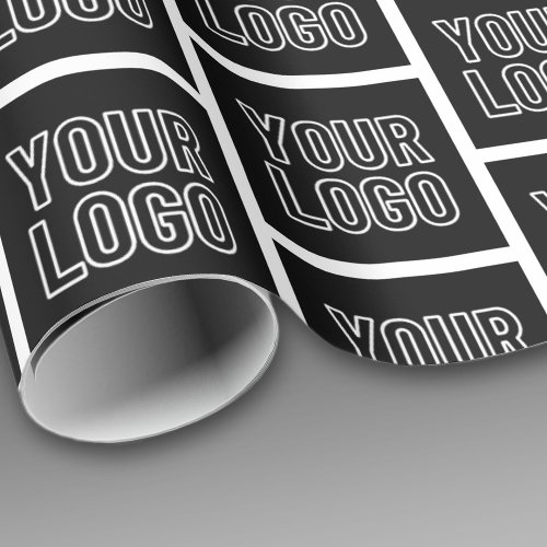 Add Your Business Logo Photo or Uploaded Design Wrapping Paper