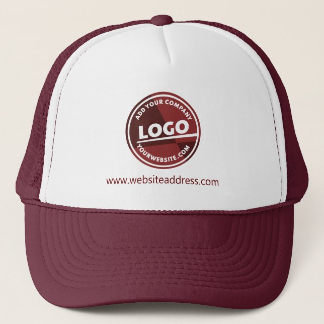 Add Your Business Logo Promotional Employee Custom Trucker Hat (Front)