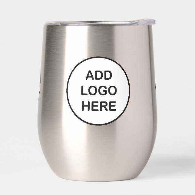 Add Your Business Logo Promotional Wine Tumblers (Left)