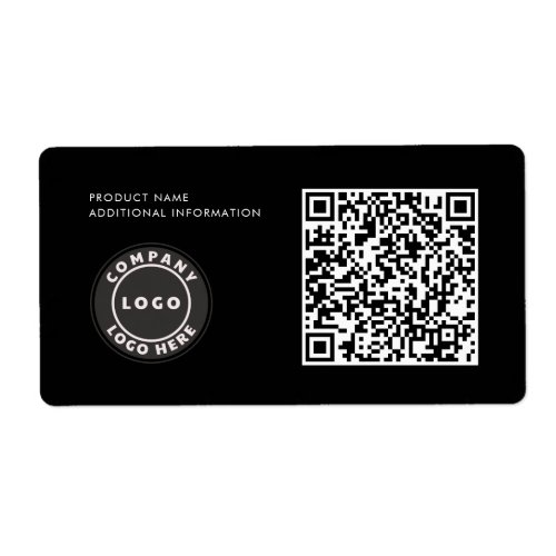 Add Your Business Logo QR Code Product ID Label