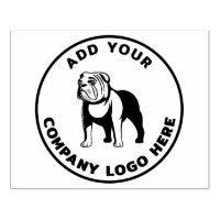 Your Business Logo Create Your Own Custom Rubber Rubber Stamp | Zazzle