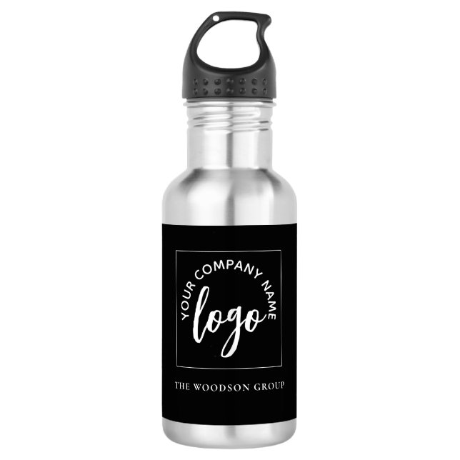 Add Your Business Logo  Stainless Steel Water Bottle (Front)