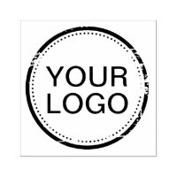 Custom Circle Rubber Stamp Business Company Logo