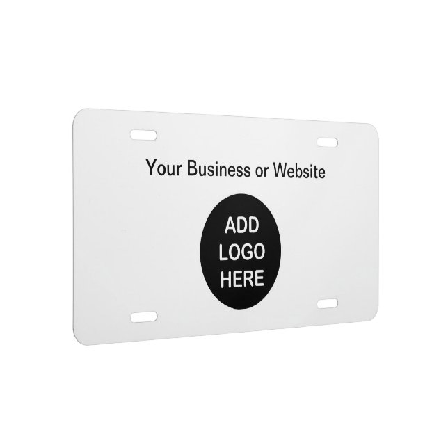 Add Your Business Logo To Our License Plates (Right)