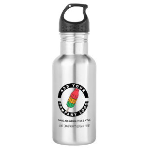 Add Your Business Logo Website Address Coworker Stainless Steel Water Bottle