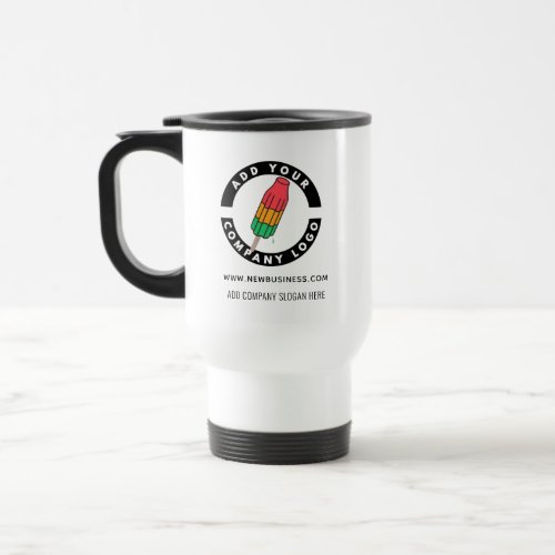 Add Your Business Logo Website Address Travel Mug