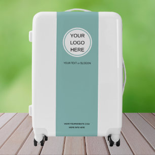 Add Your Business Professional Logo Text Blue Luggage