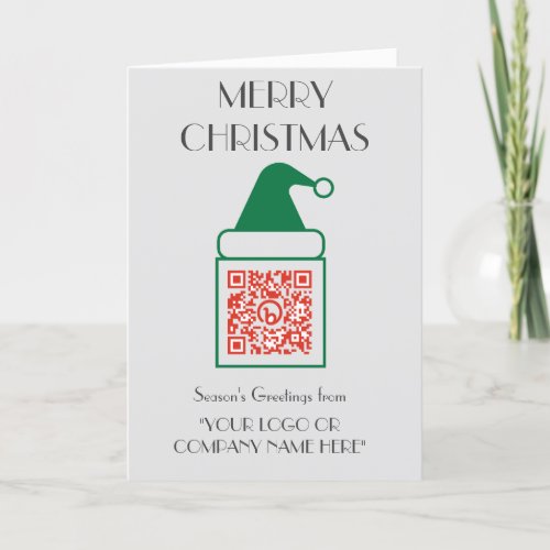 Add Your Business Promo QR Code to a Christmas Holiday Card