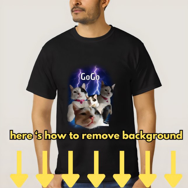 ADD YOUR CAT CUSTOM ANIMALS T-Shirt (Creator Uploaded)