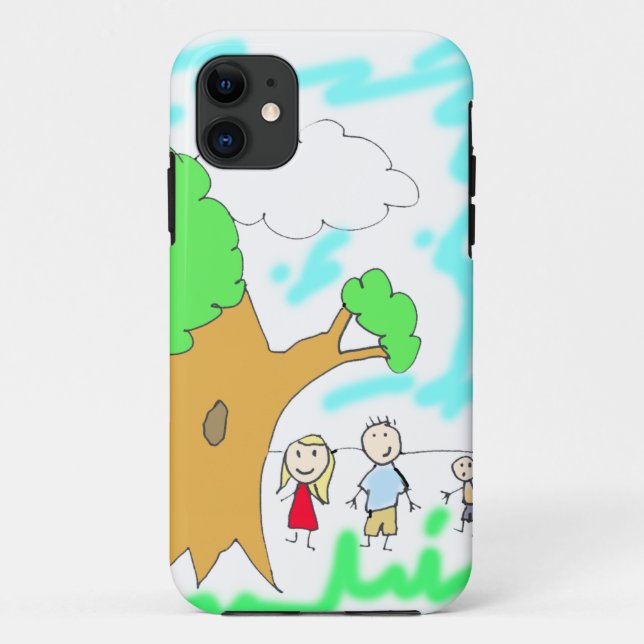 Add your Children's Artwork to this   Case-Mate iPhone Case (Back)