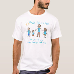 Add Your Child's Artwork Father's Day T-Shirt