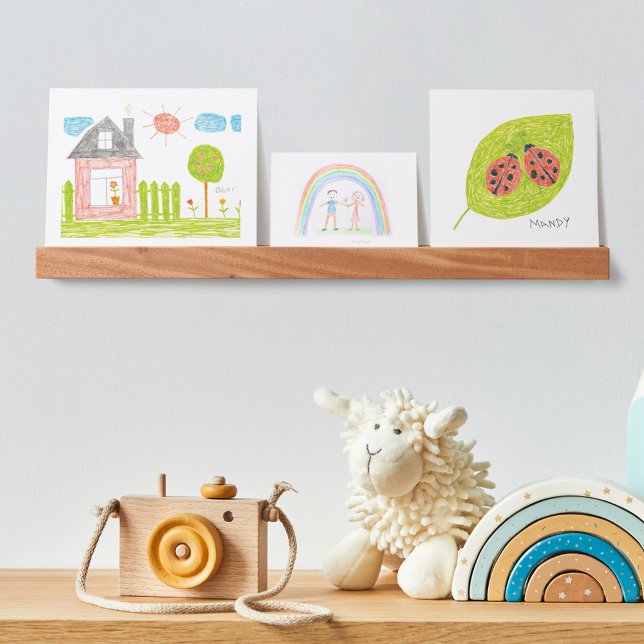 Add Your Childs Artwork Fun Custom Artwork Display Picture Ledge (Creator Uploaded)