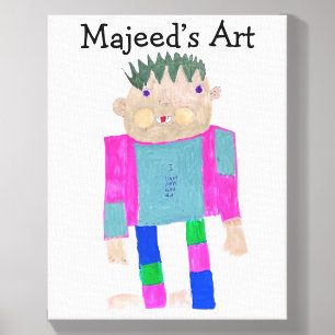 Add your Child's Artwork to this Canvas Photo Tile